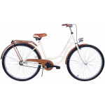 Mestský bicykel 28" Kozbike Orlando Holand Retro 1172 1 prevodový krémovo hnedý